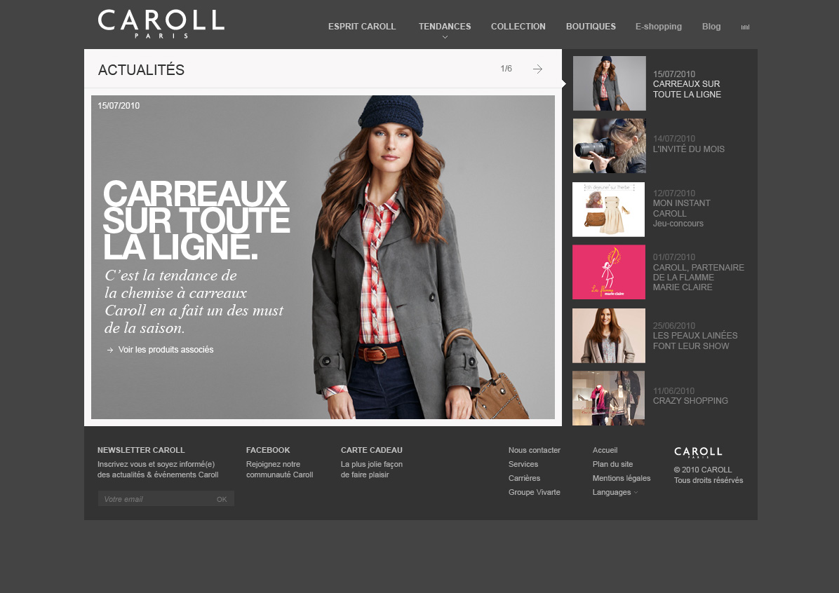 Caroll Website