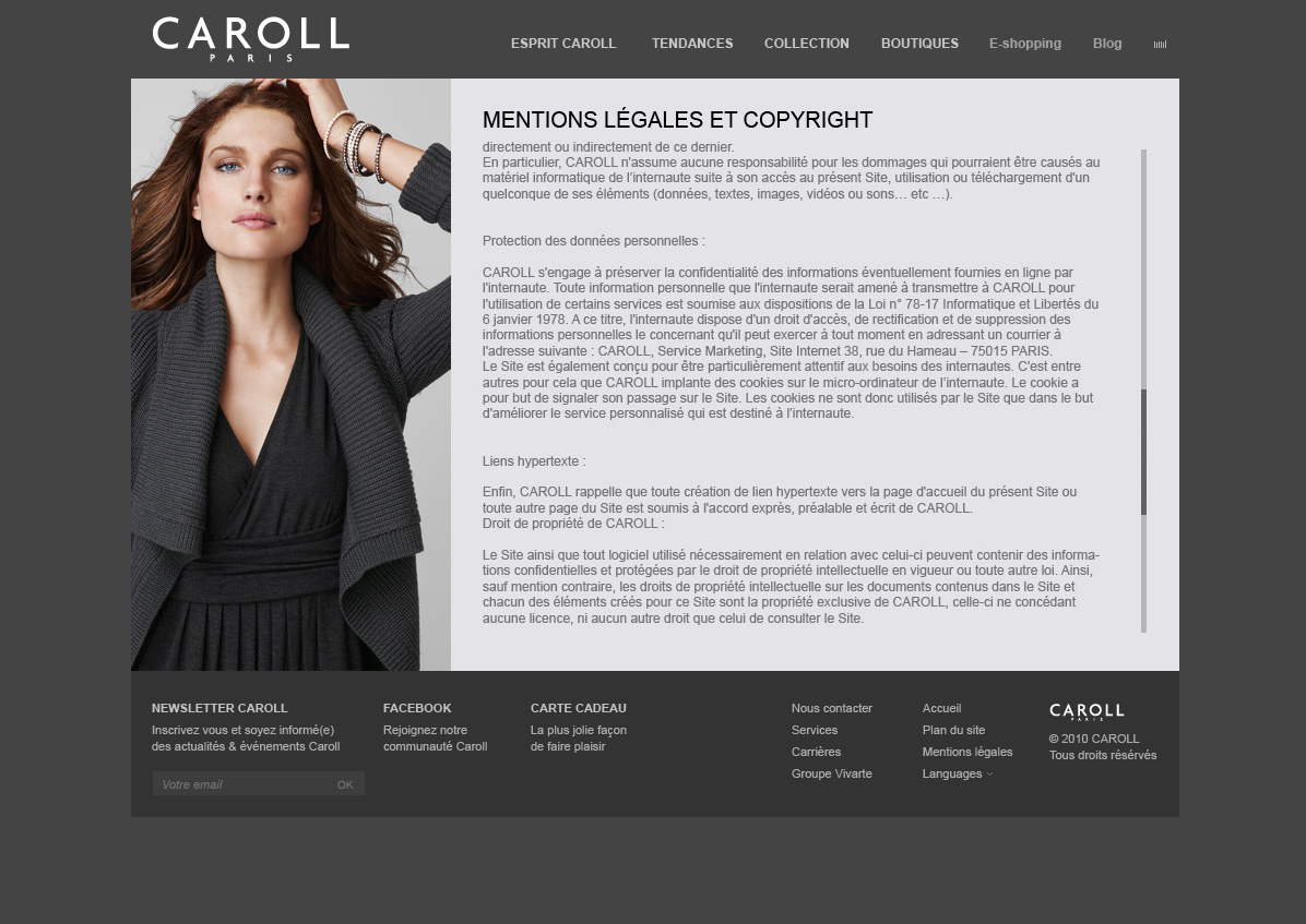 Caroll Website