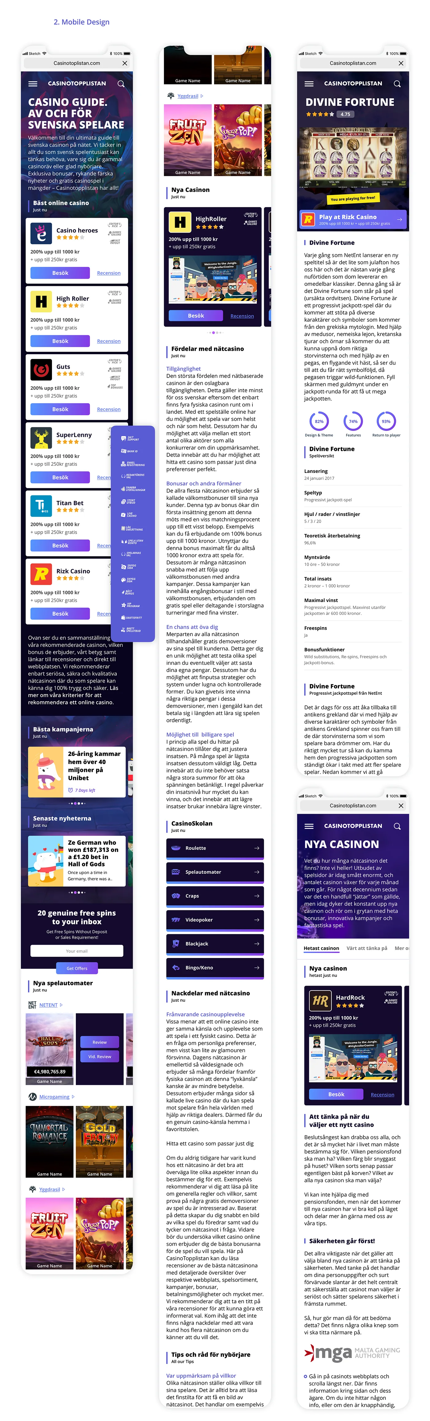 CasinoToppListan — board 2